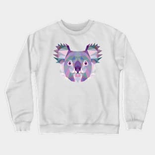 Fractal Koala Bear Crewneck Sweatshirt